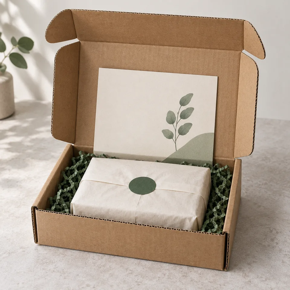 Konzept für eine leichte Versandverpackung