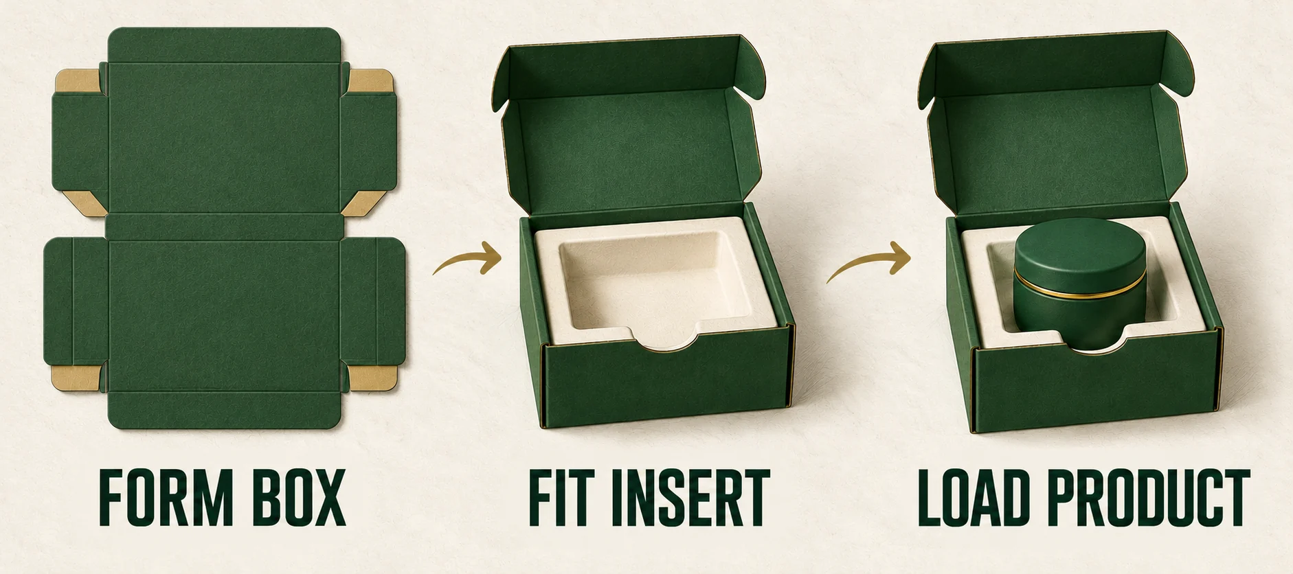 Planning sequence identifies forming, insert fitting and loading as separate operations.