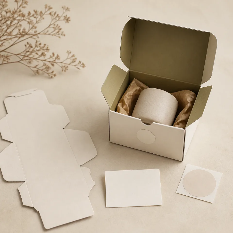Self-created concept gift packaging arrangement