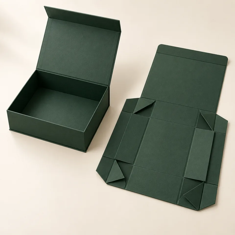 Collapsible magnetic gift box concept