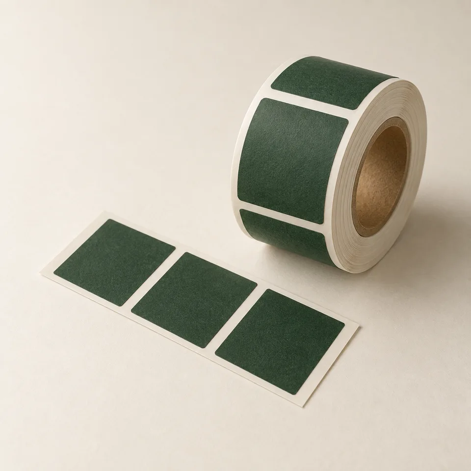 Square roll labels concept