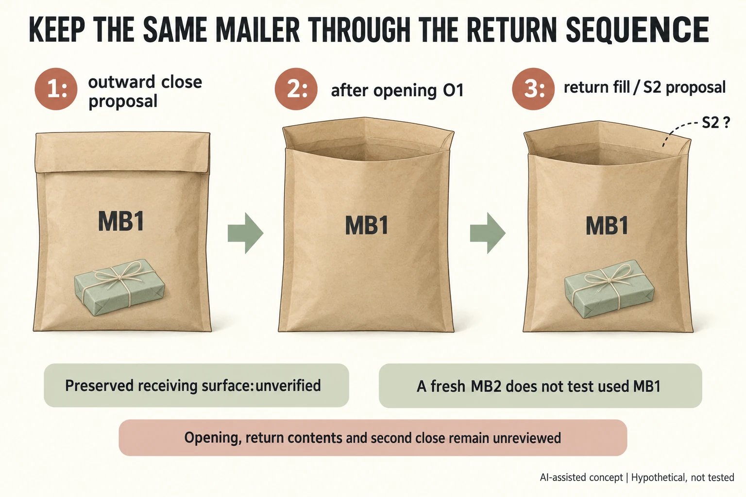 Same hypothetical MB1 is followed through outward proposal after O1 and open S2 return proposal while receiving surface remains unverified
