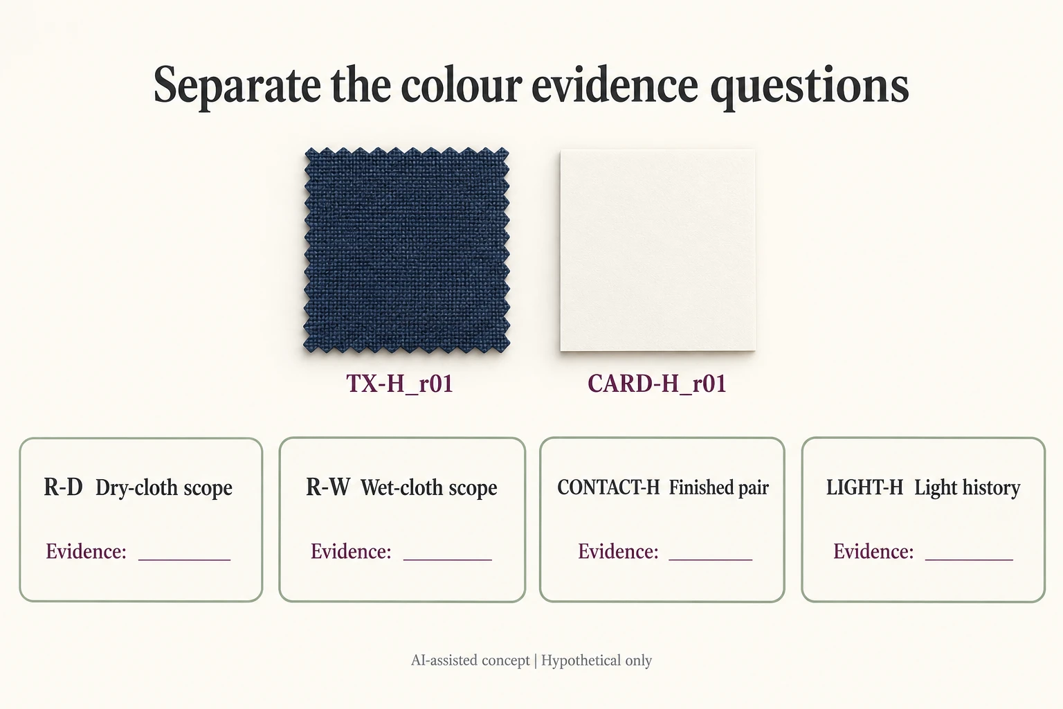 Exact TX-H_r01 and CARD-H_r01 references accompany separate dry wet finished-contact and light-exposure record cards
