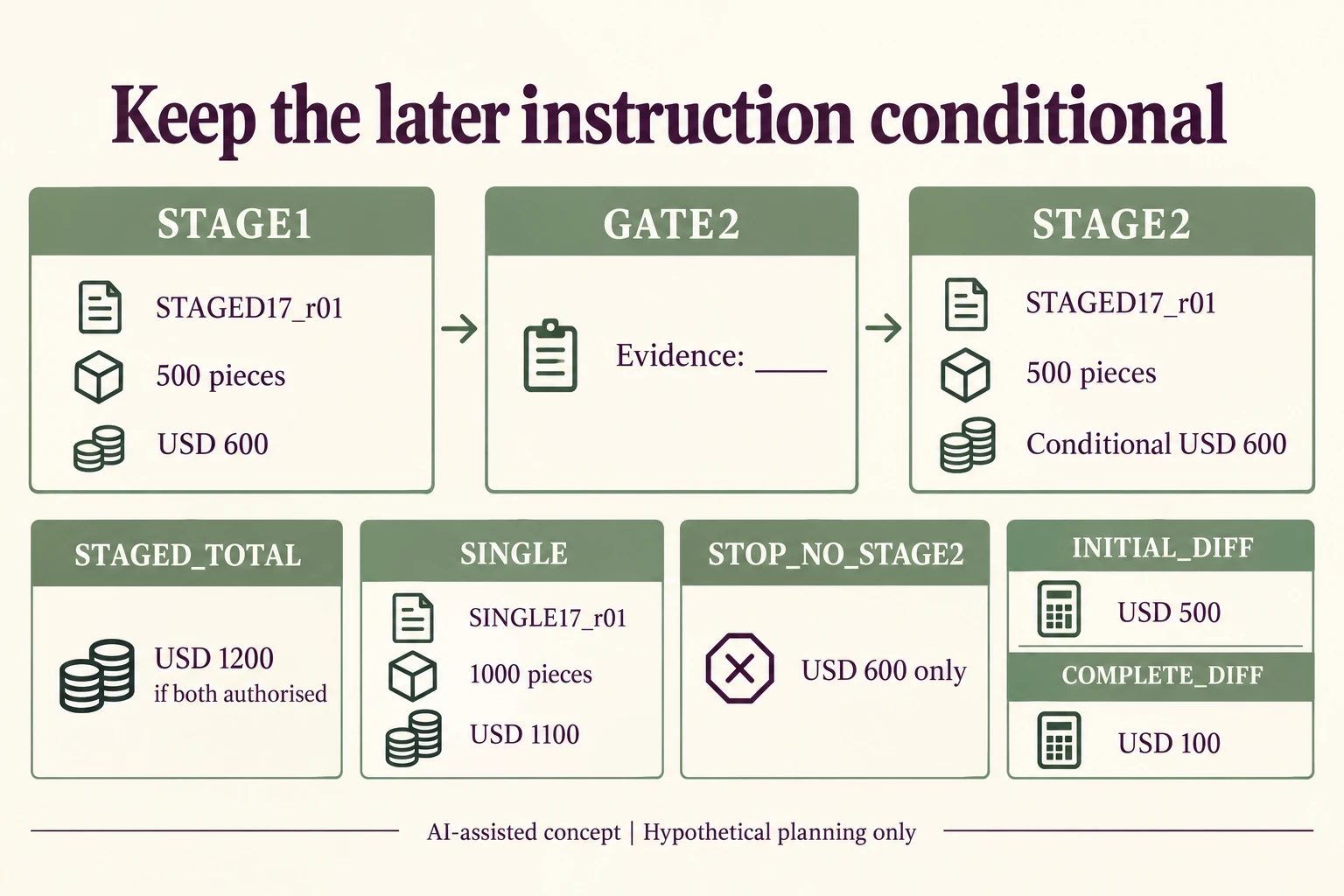 STAGE1 GATE2 STAGE2 completed total single-run alternative and no-second-stage boundary remain independently traceable