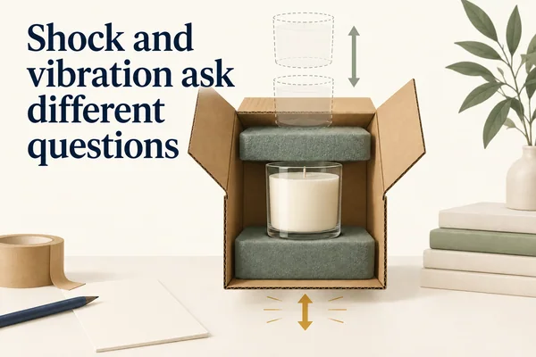 AI-assisted concept. The box and candle illustrate separate base and product motion, not a tested configuration or measured response.