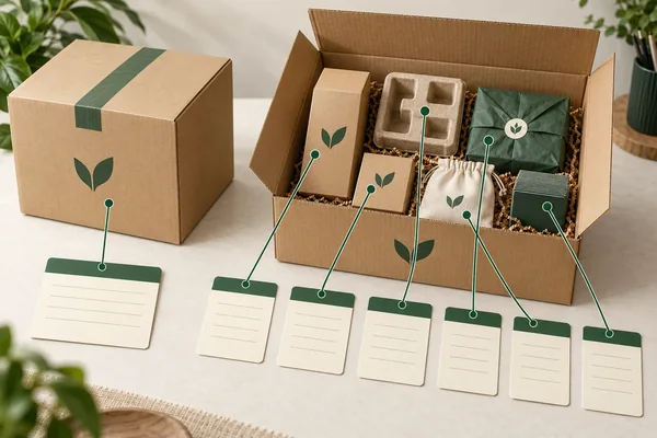 Master carton and component-revision record relationships