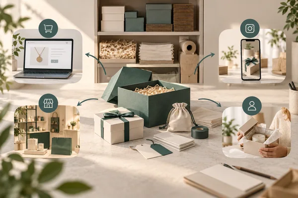 One common packaging pool feeding online, store and wholesale allocations