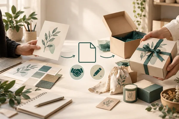 Editable artwork, print output and permission documents shown as separate items